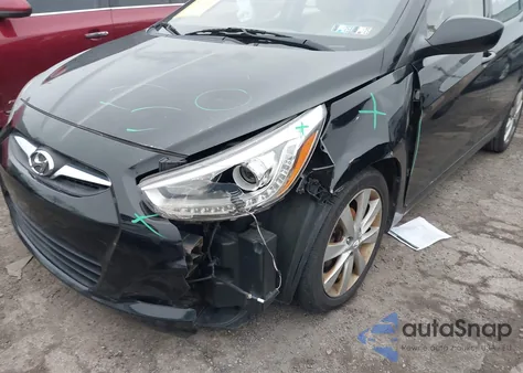2014 Hyundai Accent Gls from USA, damaged, VIN KMHCU4AE4EU747406